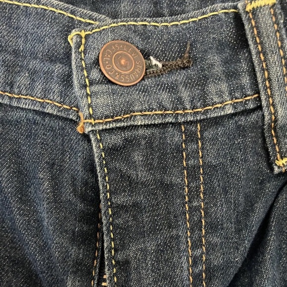 Levi's Mens Black 511 Dark Wash Casual Denim Straight Leg Jeans Size 27x27 (7) - Picture 3 of 13